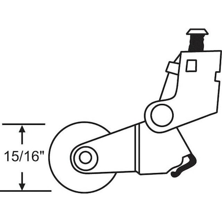 Strybuc Patio Screen Door Roller Assy. 10-367